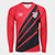 Camisa Athletico Paranaense I 24/25 s/n Torcedor Umbro M/L Masculina - Vermelho+Preto