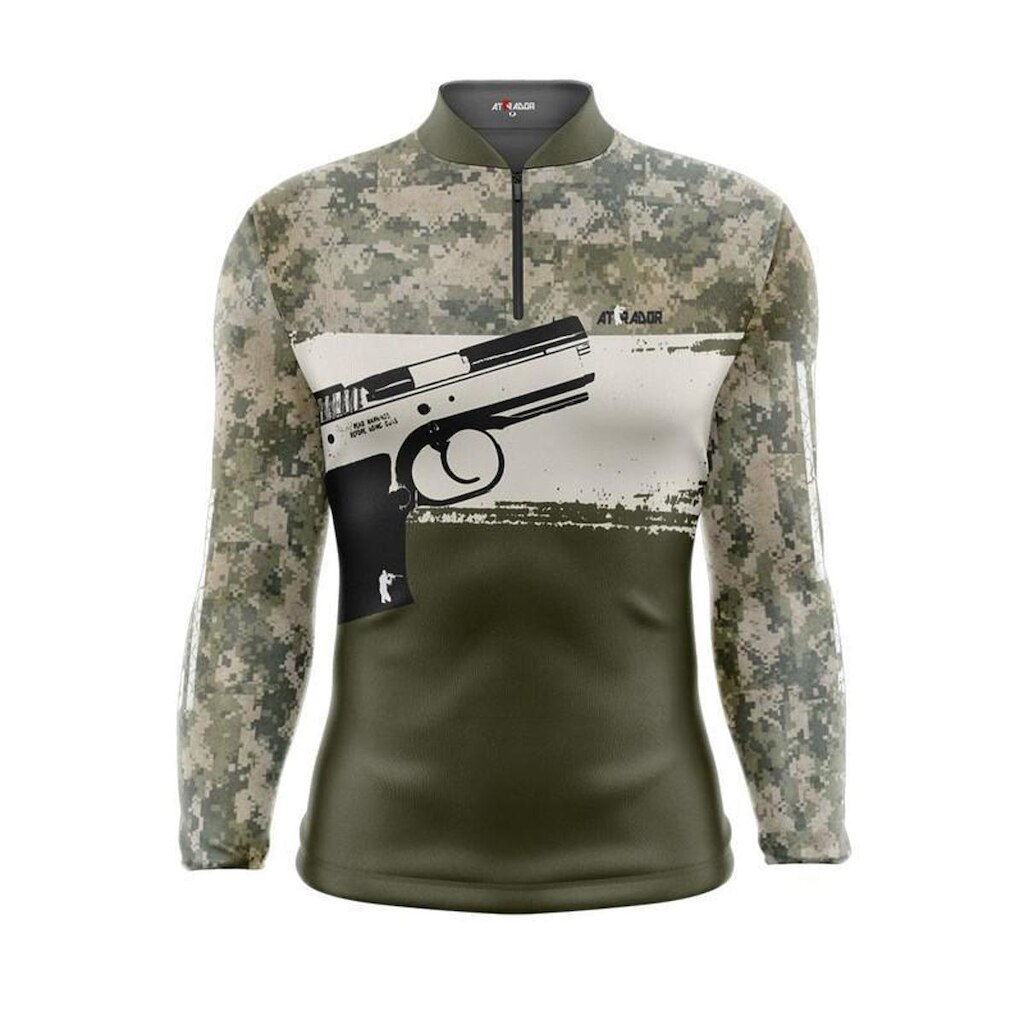 Camisa Atirador  - Paintball - Militar - Ref (05)