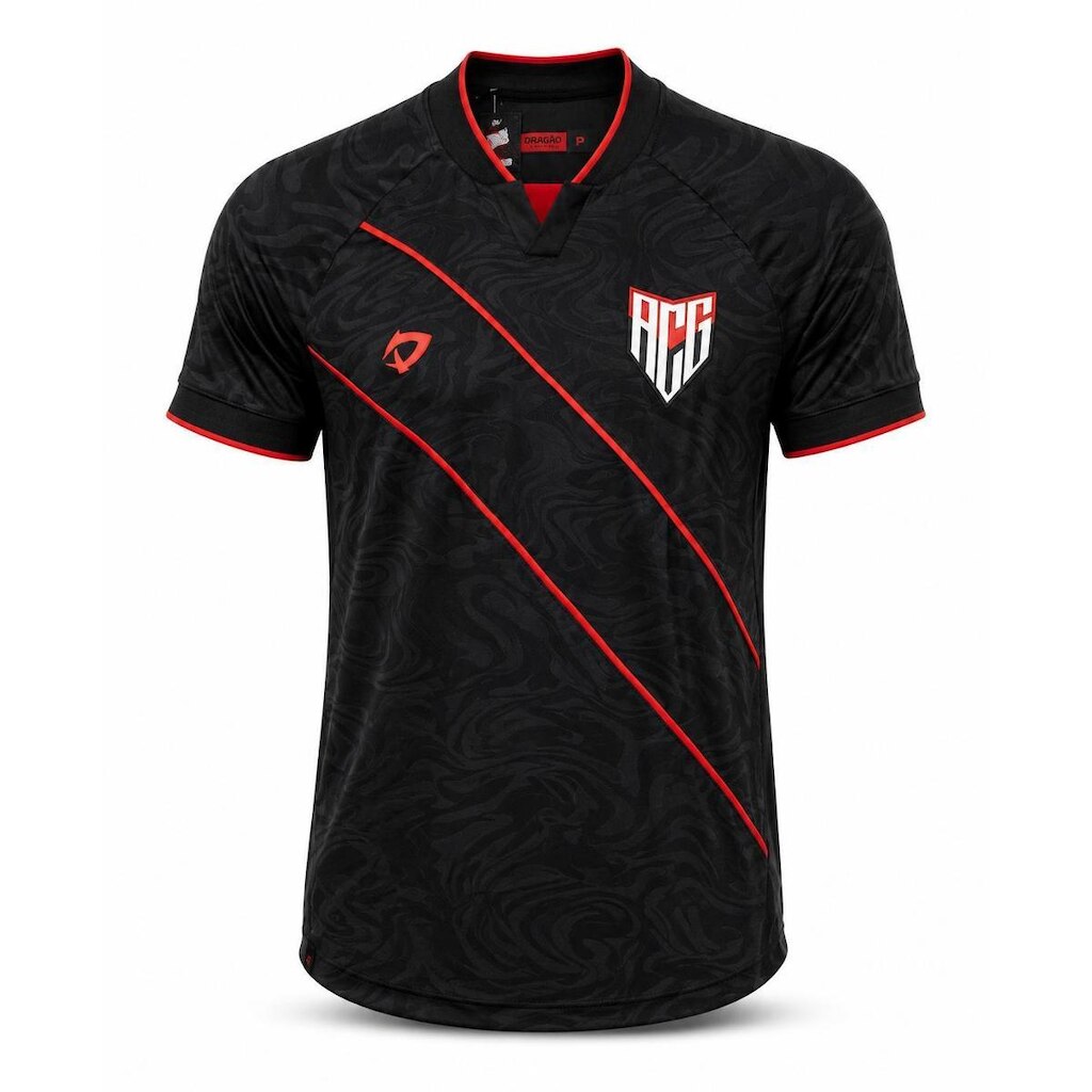 Camisa Atlético Goianiense uniforme Dragão Preta Oficial
