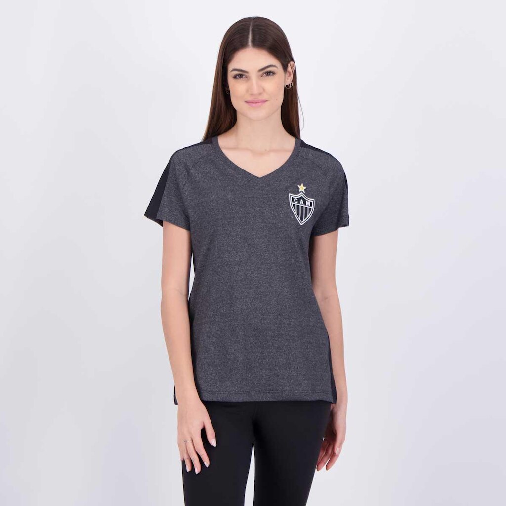 Camisa Atlético Mineiro Escudo Feminina