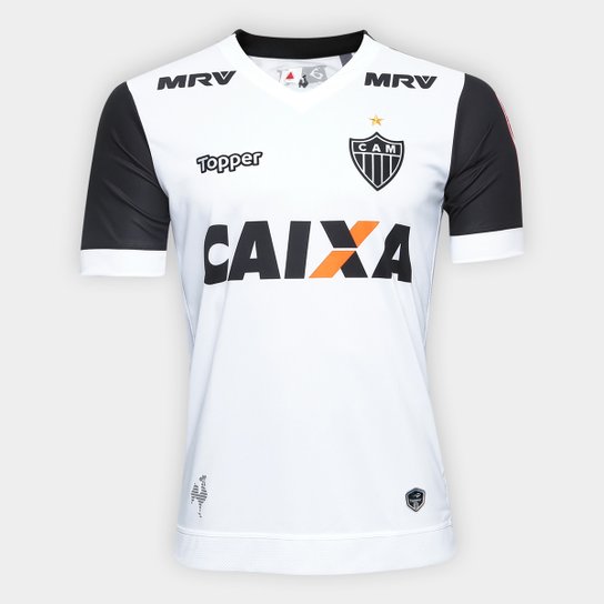 Camisa Atlético Mineiro II 17/18 s/nº - Torcedor Topper Masculina - Branco+Preto é ruim? Camisa Atlético Mineiro II 17/18 s/nº - Torcedor Topper Masculina - Branco+Preto é boa?