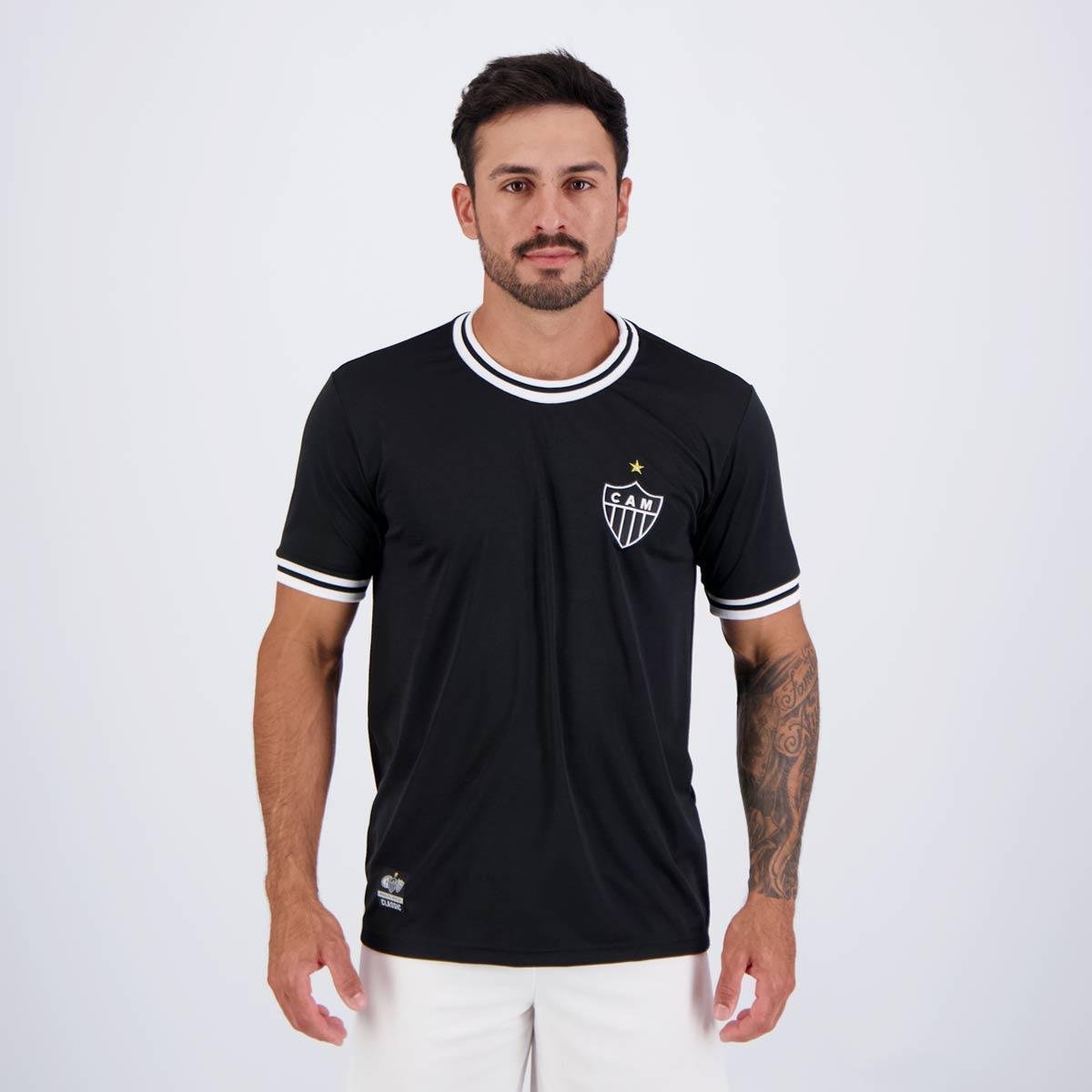 Camisa Atlético Mineiro Jacquard Menor preço em Camisa Atlético Mineiro Jacquard