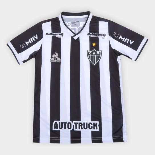 Camisa Atlético Mineiro Juvenil I 21/22 s/n° Torcedor Le Coq - Preto+Branco Menor preço em Camisa Atlético Mineiro Juvenil I 21/22 s/n° Torcedor Le Coq - Preto+Branco