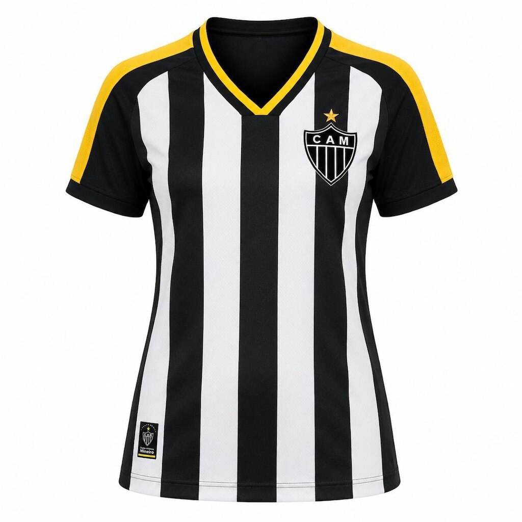 Camisa Atlético Mineiro Listrada - Feminino