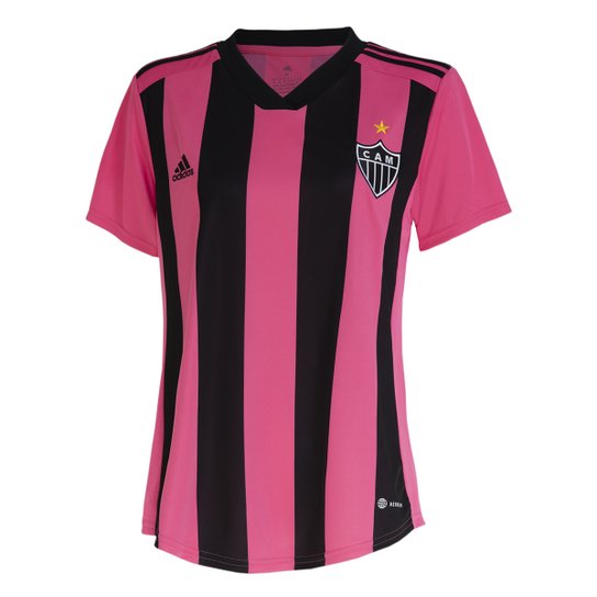 Camisa Atlético Mineiro Outubro Rosa 22/23 s/n° Torcedor Adidas Feminina - Rosa+Preto é ruim? Camisa Atlético Mineiro Outubro Rosa 22/23 s/n° Torcedor Adidas Feminina - Rosa+Preto é boa?