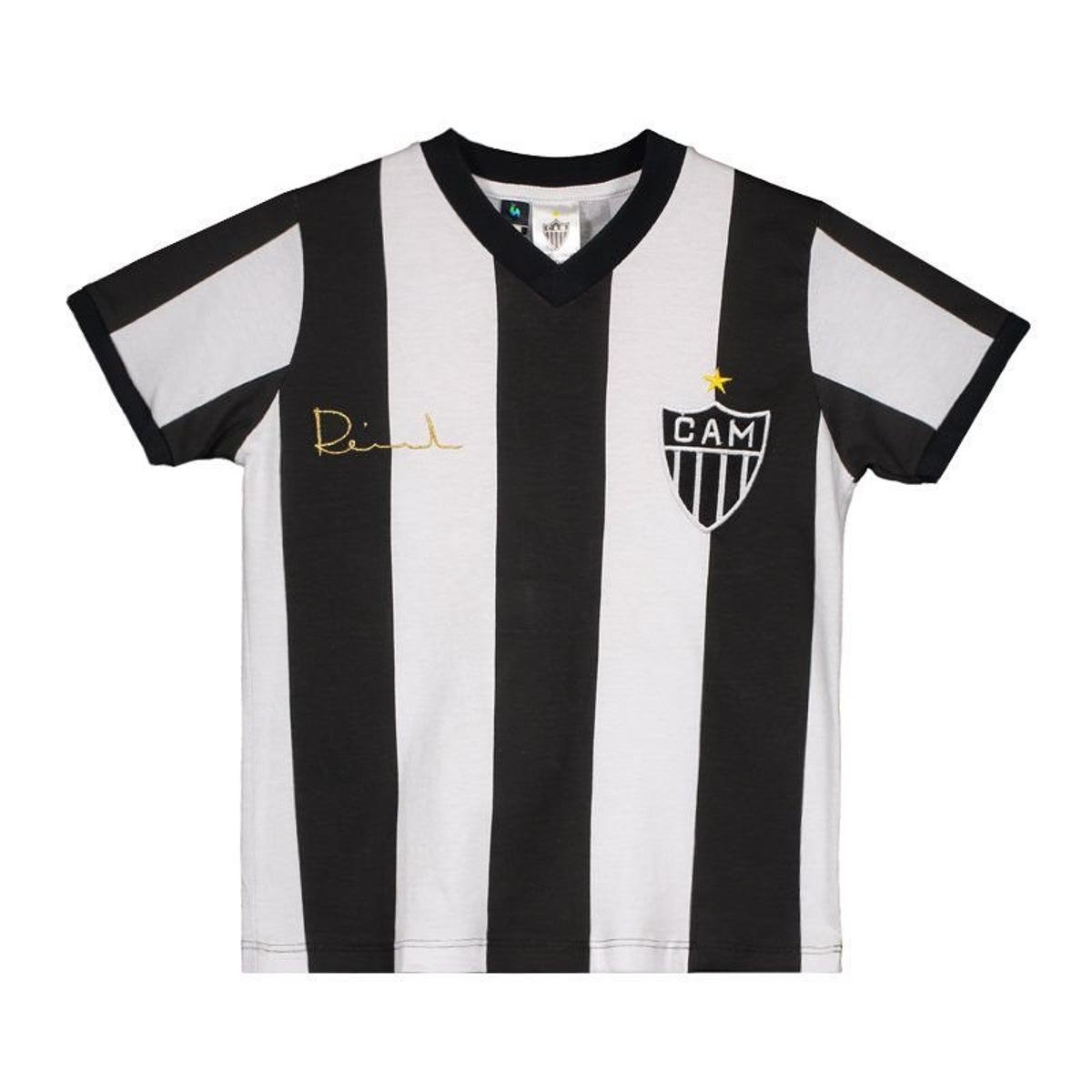Camisa Atlético Mineiro Reinaldo Infantil - Preto | Netshoes