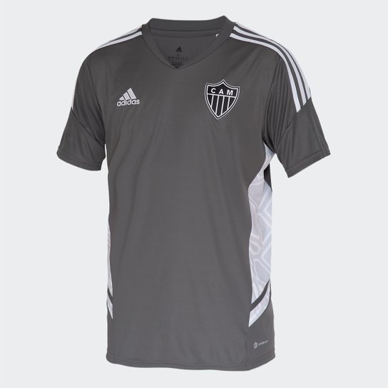 Camisa Atlético Mineiro Treino 22/23 Adidas Masculina - Cinza é ruim? Camisa Atlético Mineiro Treino 22/23 Adidas Masculina - Cinza é boa?