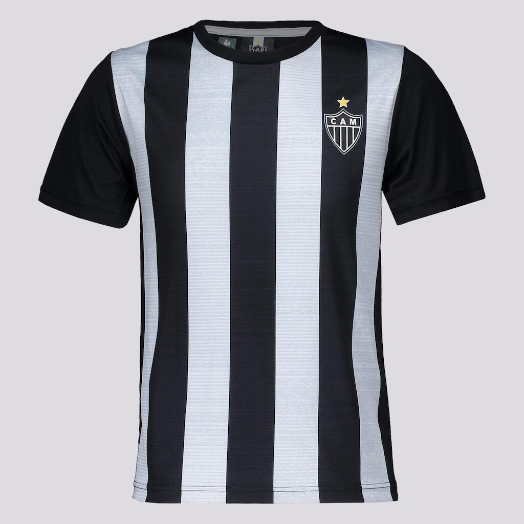 Camisa Atlético Mineiro Wag Juvenil Preta