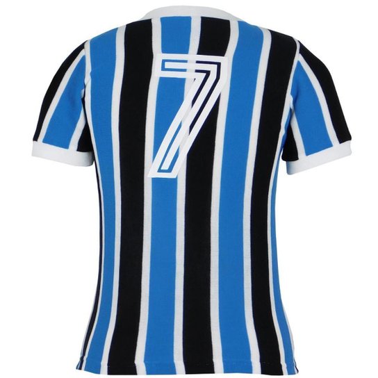 Camisa Baby Look Feminina Grêmio Retrô 1983 Gola V Torcedor