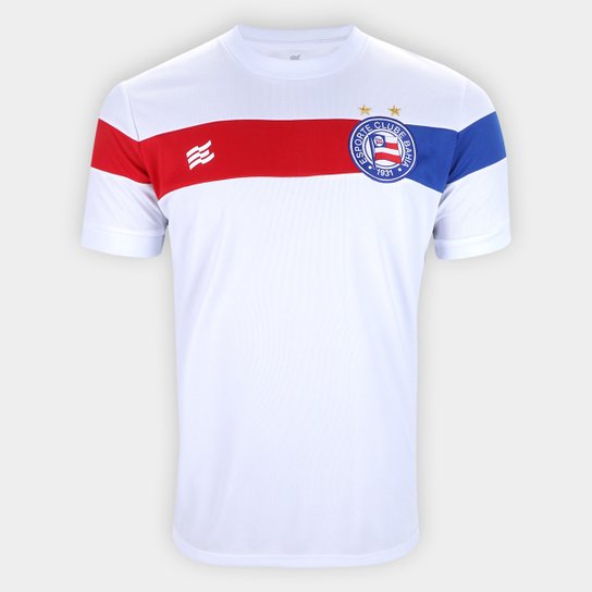 Camisa Bahia Esquadrão Masculina - Branco Menor preço em Camisa Bahia Esquadrão Masculina - Branco