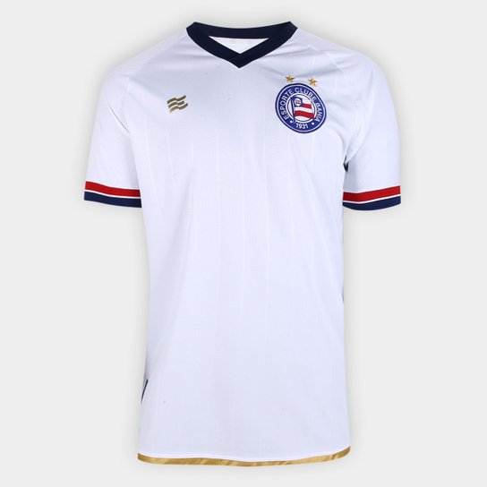 Camisa Bahia I 22/23 Torcedor s/n° Esquadrão Masculina - Branco Menor preço em Camisa Bahia I 22/23 Torcedor s/n° Esquadrão Masculina - Branco