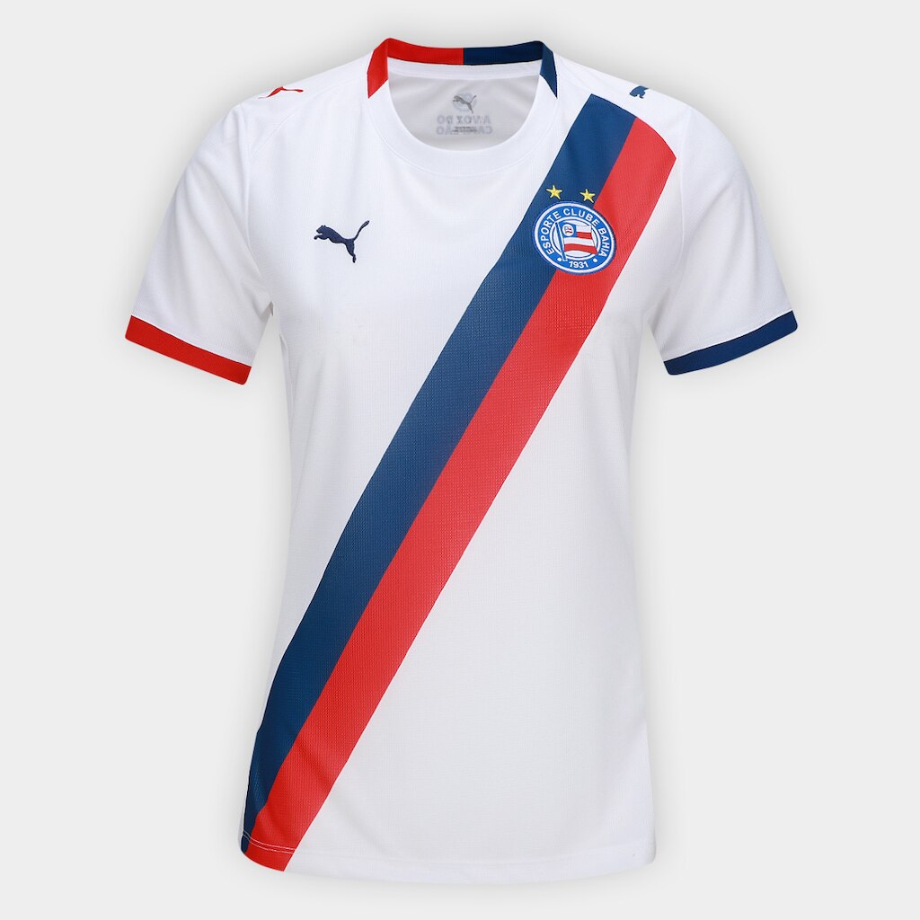 Camisa Bahia I 26/27 s/n Torcedor Puma Feminina