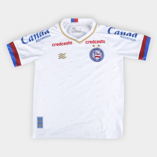 Camisa Bahia Juvenil I 20/21 s/n° Torcedor Esquadrão - Branco Menor preço em Camisa Bahia Juvenil I 20/21 s/n° Torcedor Esquadrão - Branco