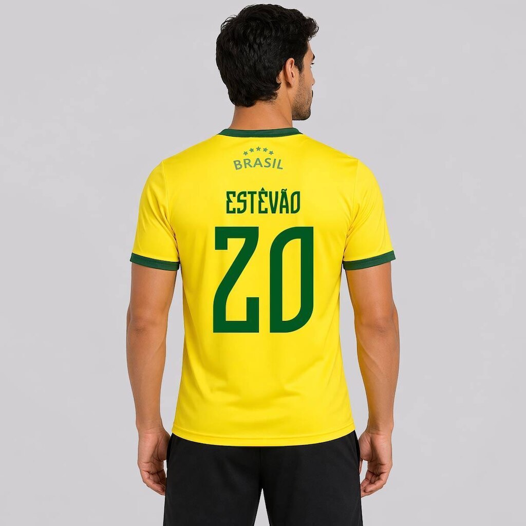 Camisa Balboa Brasil Canarinho 20 Estêvão