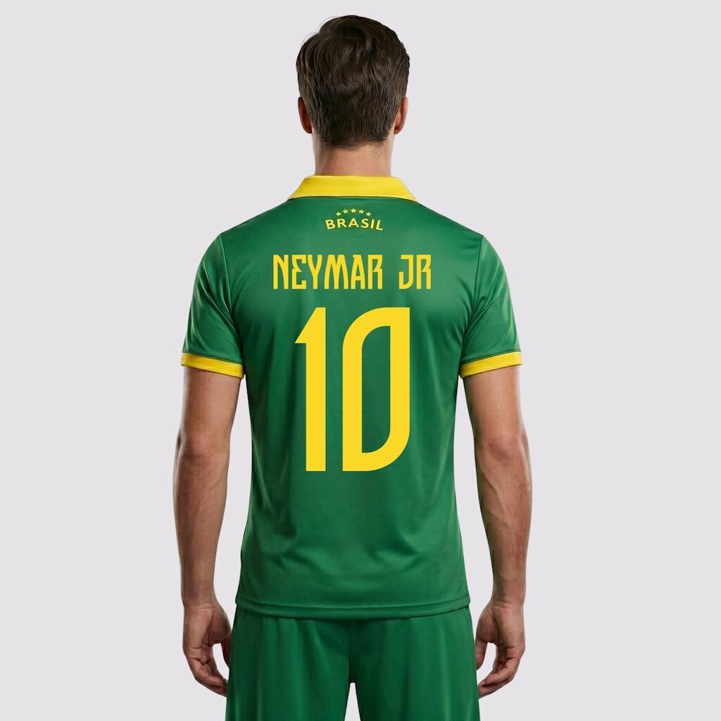 Camisa Balboa Brasil Seleção Verde 10 Neymar Jr