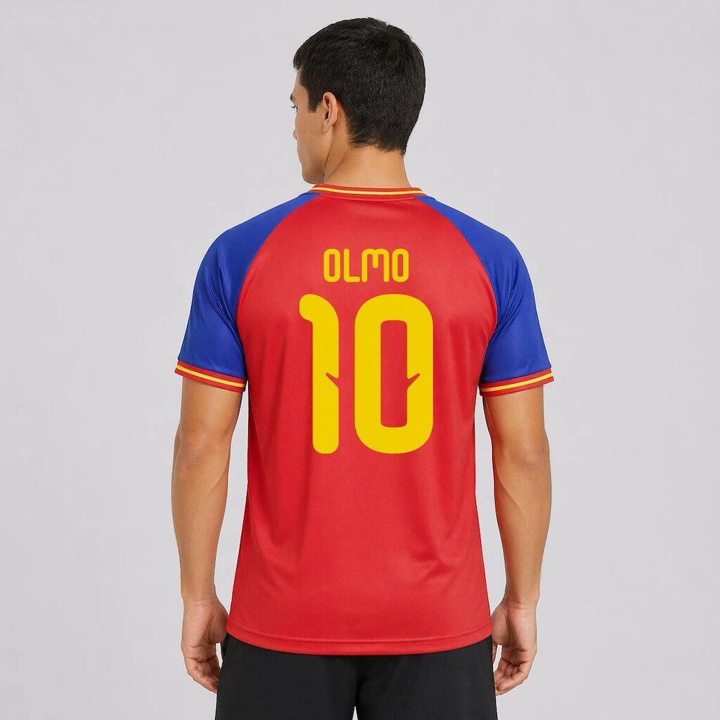 Camisa Balboa Espanha La Roja 10 Olmo