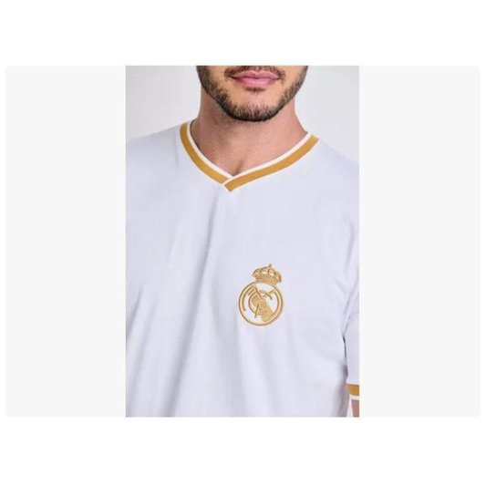 Camisa Balboa Real Madrid Masculina Algodão 14742