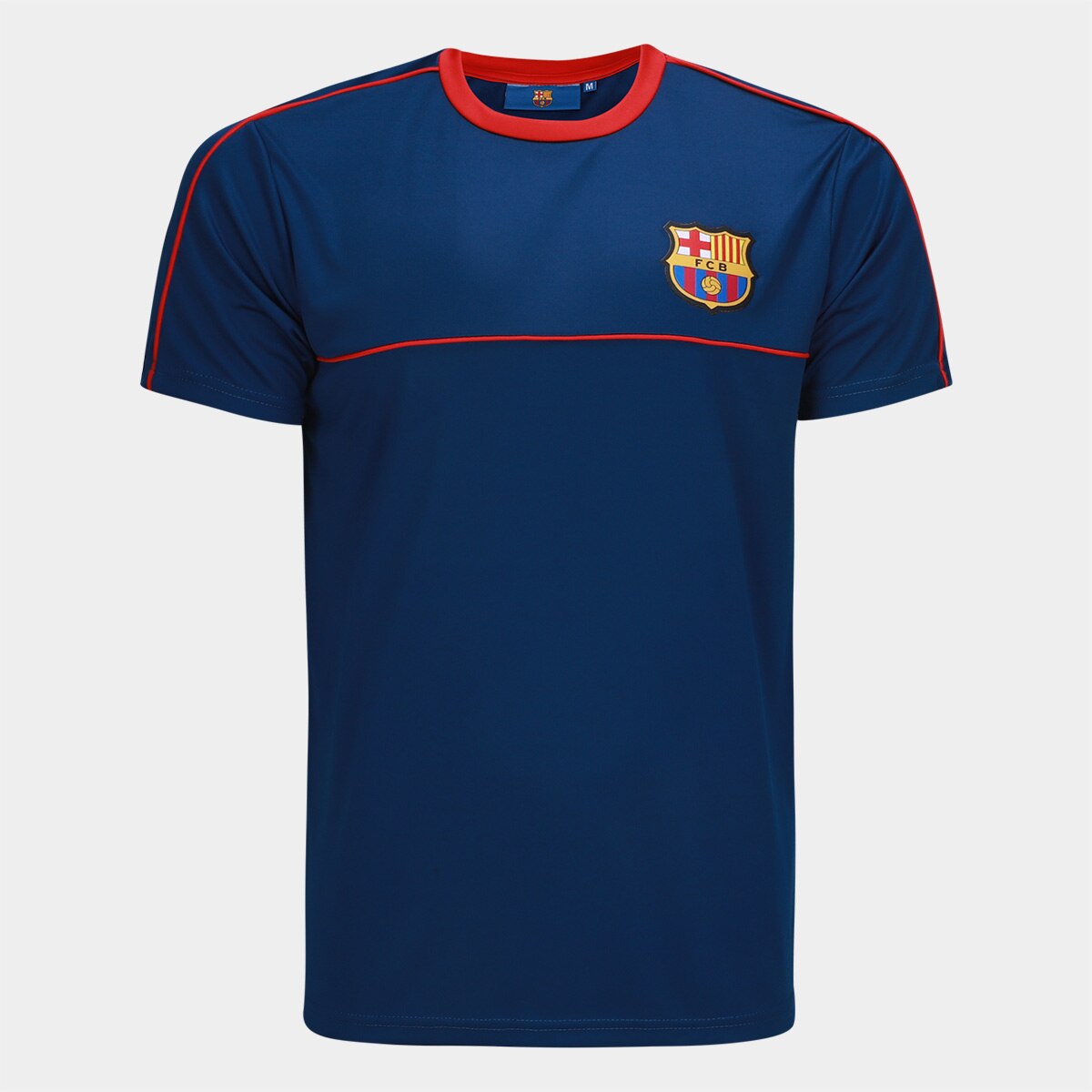 Camisa Barcelona Dry Masculina - Marinho+Vermelho