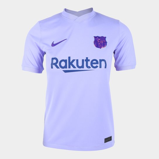 Camisa Barcelona Juvenil Away 21/22 s/n° Torcedor Nike - Roxo é ruim? Camisa Barcelona Juvenil Away 21/22 s/n° Torcedor Nike - Roxo é boa?