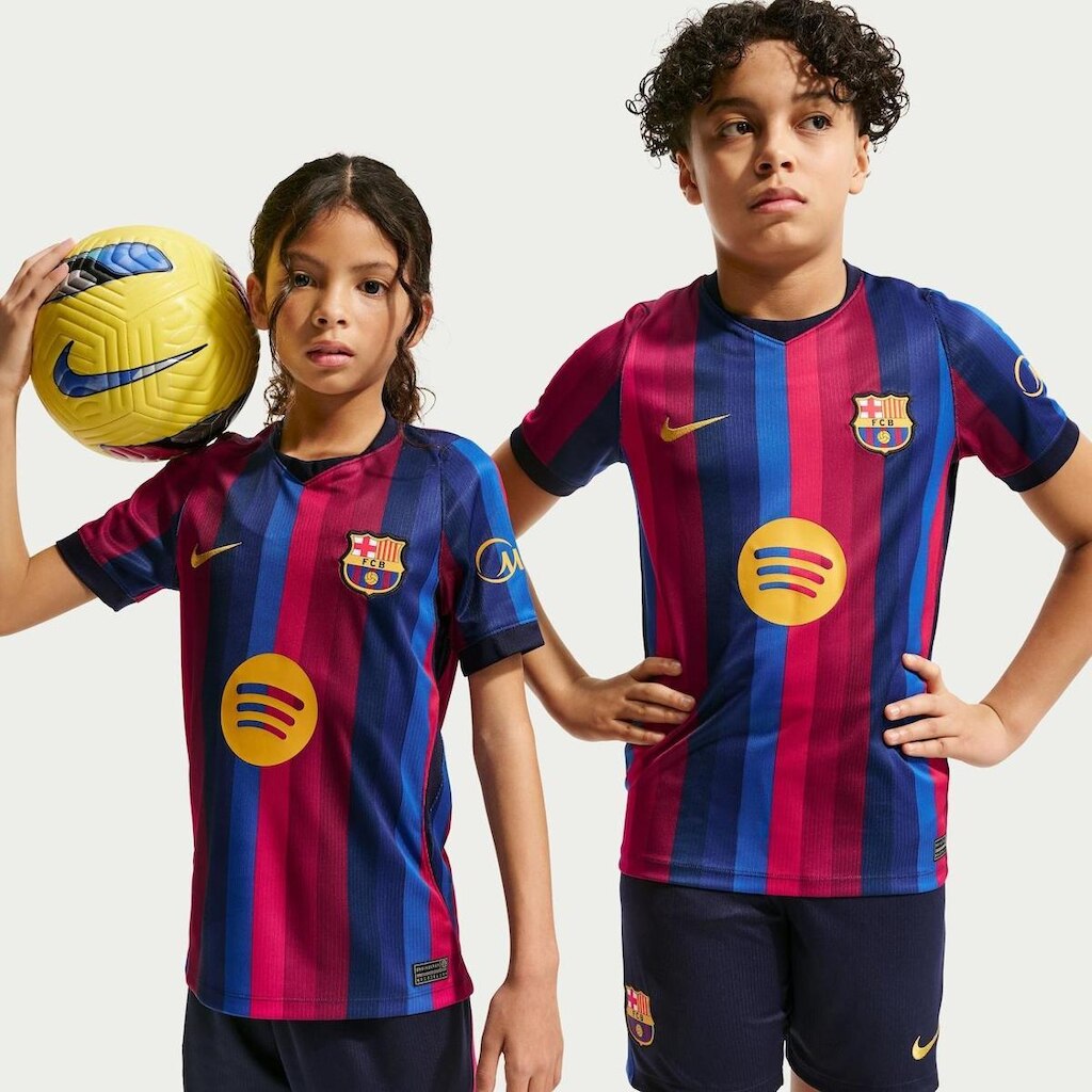 Camisa Barcelona Nike I 2026/27 Torcedor Pro Infantil