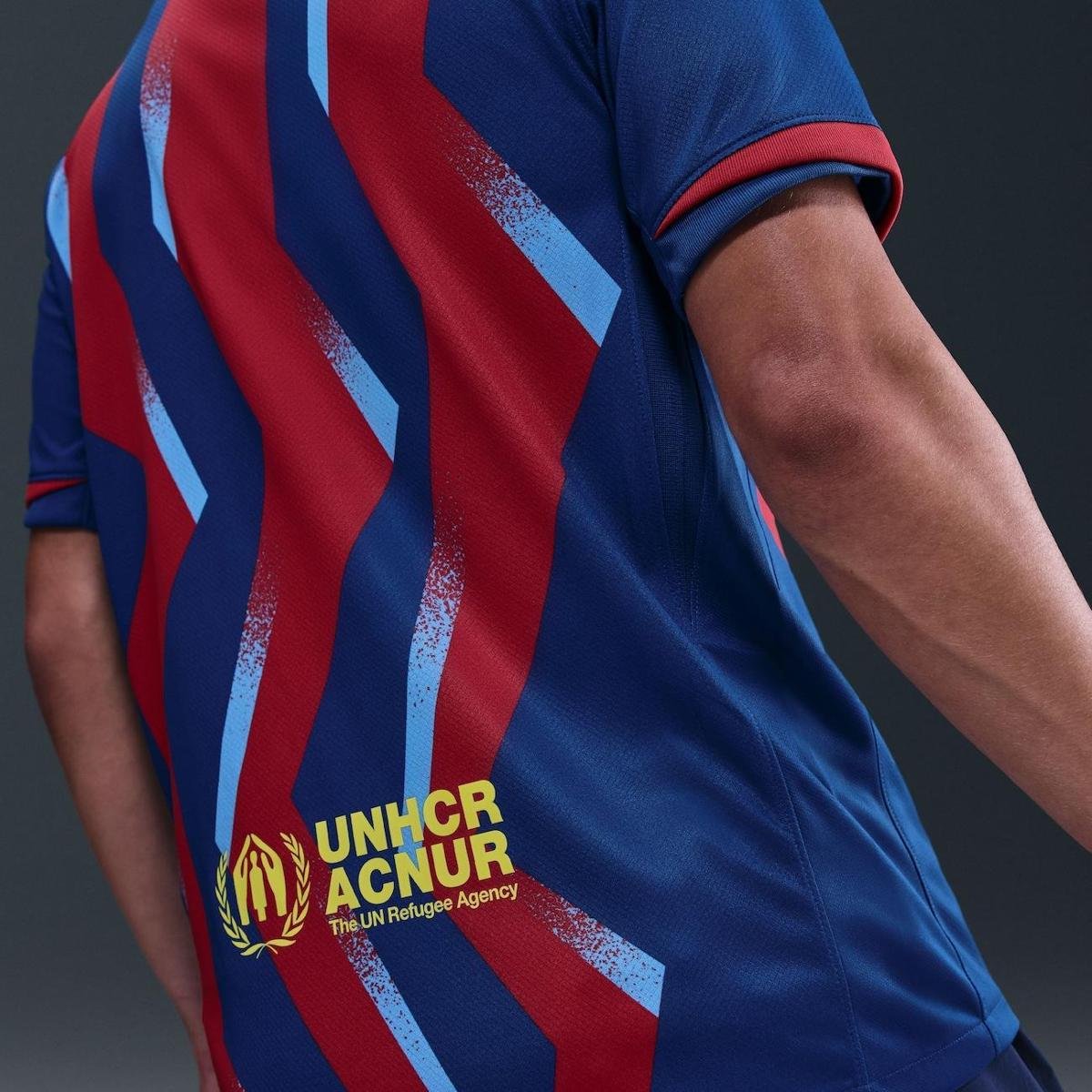 Camisa Barcelona Nike IV 2025/26 Torcedor Pro Masculina - Azul+