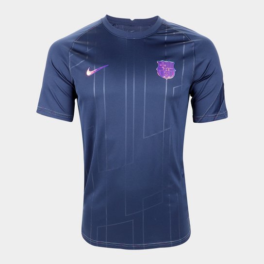 Camisa Barcelona Pré-Jogo 21/22 Nike Masculina - Vinho+Azul é ruim? Camisa Barcelona Pré-Jogo 21/22 Nike Masculina - Vinho+Azul é boa?