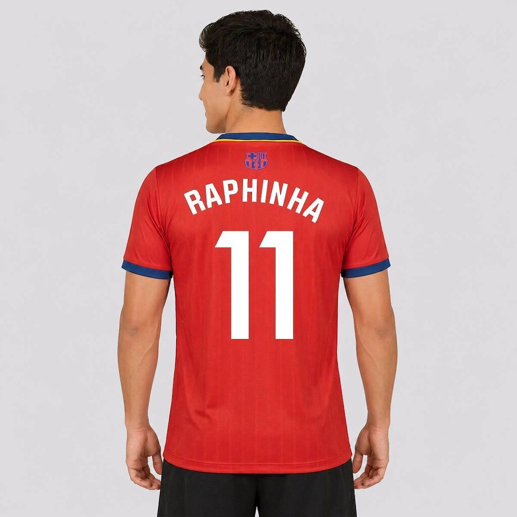 Camisa Barcelona Trophy Juvenil  11 Raphinha