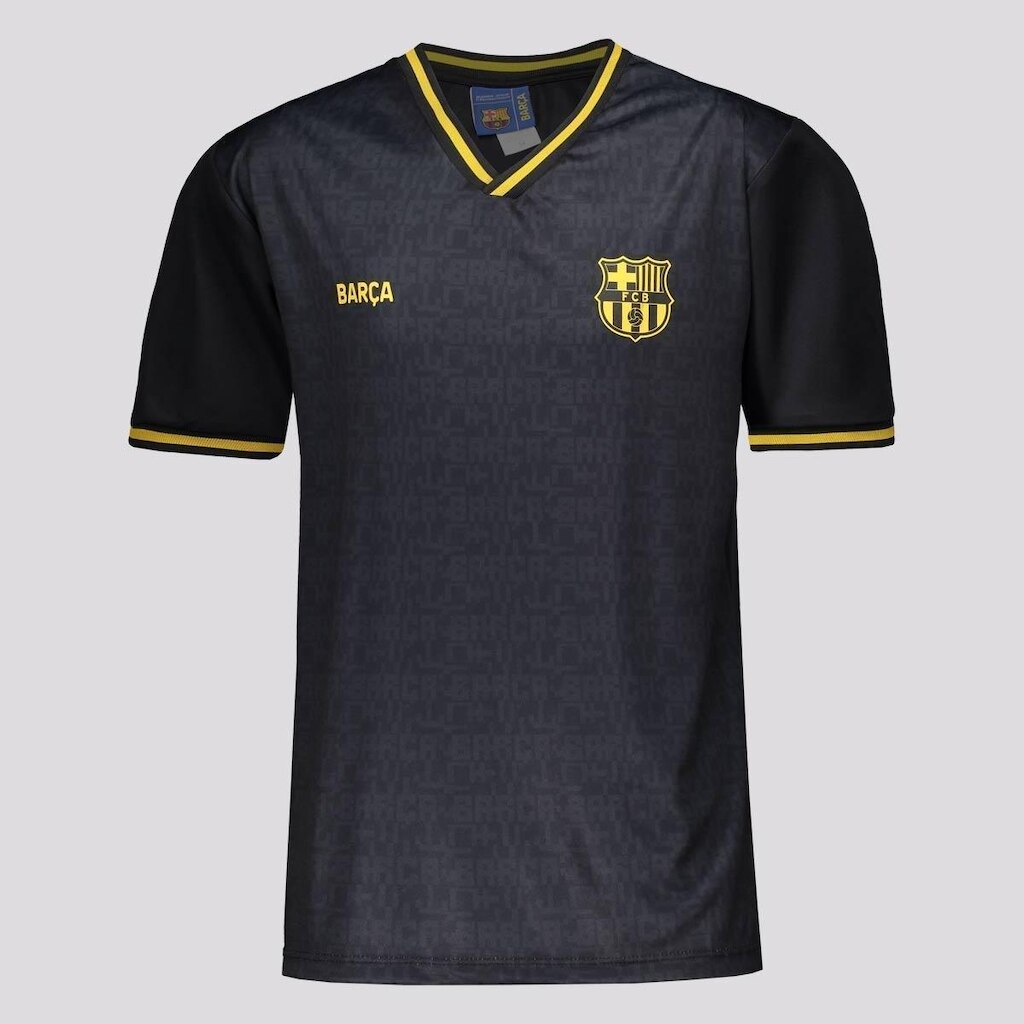 Camisa Barcelona Tucker Juvenil Preta