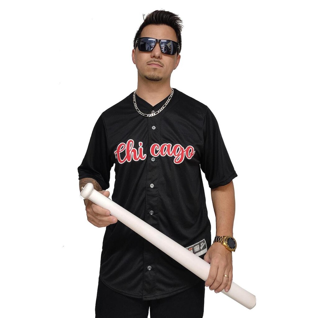 Camisa Baseball M10 Plus Size Chicago