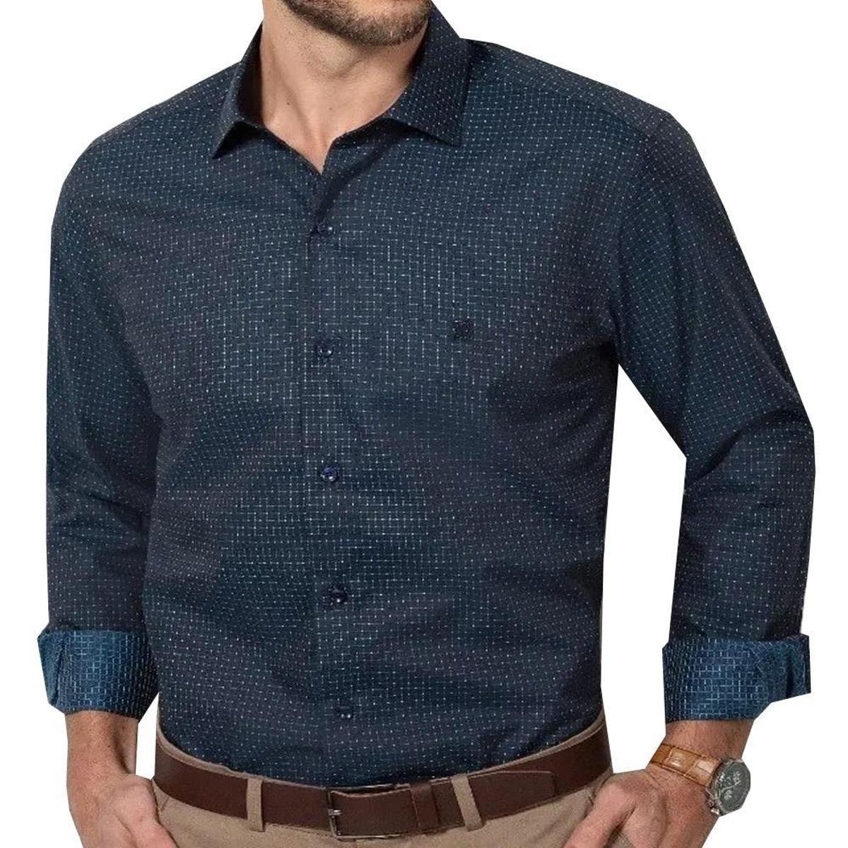 camisa social baumgarten