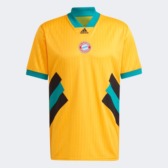 Camisa Bayern 23/24 Icon s/n° Adidas Masculina - Dourado Menor preço em Camisa Bayern 23/24 Icon s/n° Adidas Masculina - Dourado