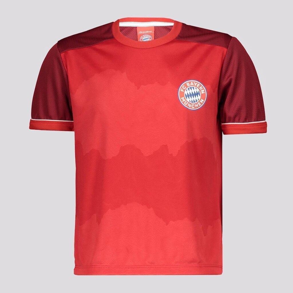 Camisa Bayern de Munique Cave Infantil Vermelha