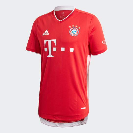 Camisa Bayern De Munique Home 20 21 S Nº Jogador Adidas Masculina Vermelho E Branco Netshoes
