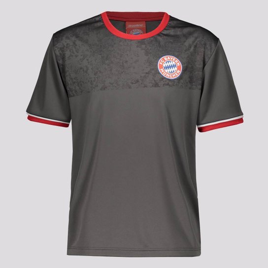 Camisa Bayern de Munique Infantil Cinza