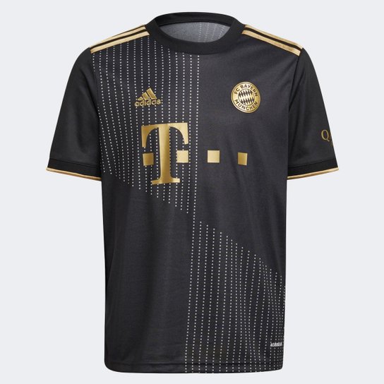 Camisa Bayern de Munique Juvenil Away 21/22 s/n° Torcedor Adidas - Preto Menor preço em Camisa Bayern de Munique Juvenil Away 21/22 s/n° Torcedor Adidas - Preto