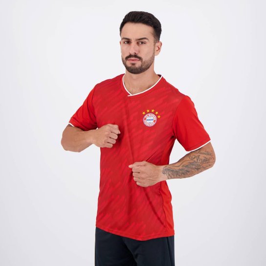 Camisa Bayern de Munique Mia San Mia Vermelha
