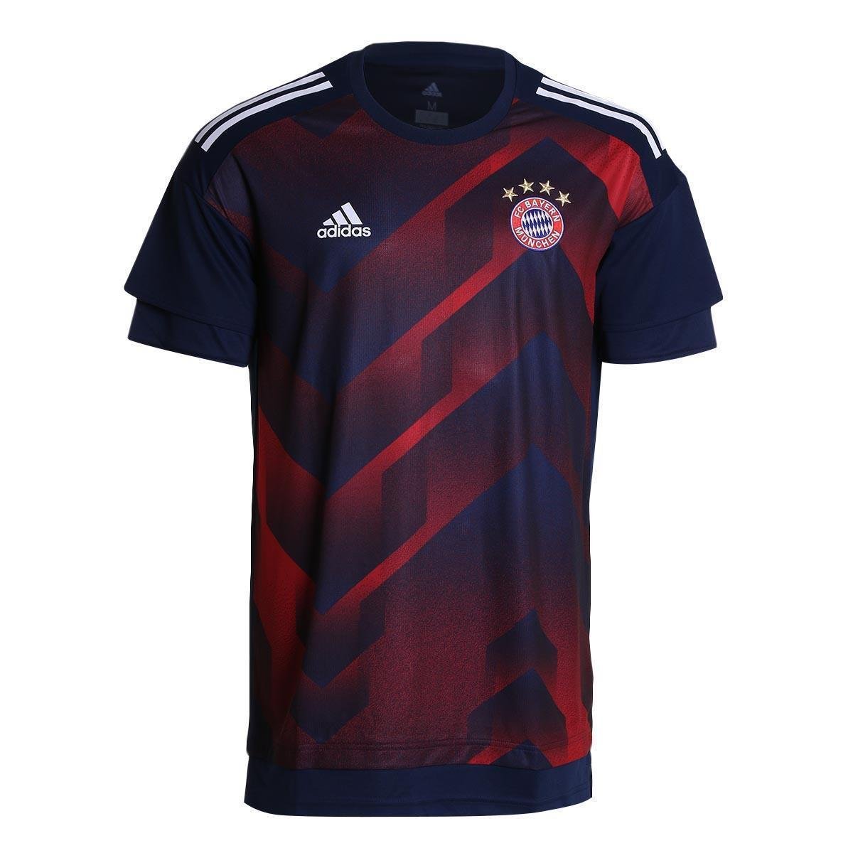 Camisa Bayern De Munique Pre Jogo 17 18 Adidas Masculina Netshoes