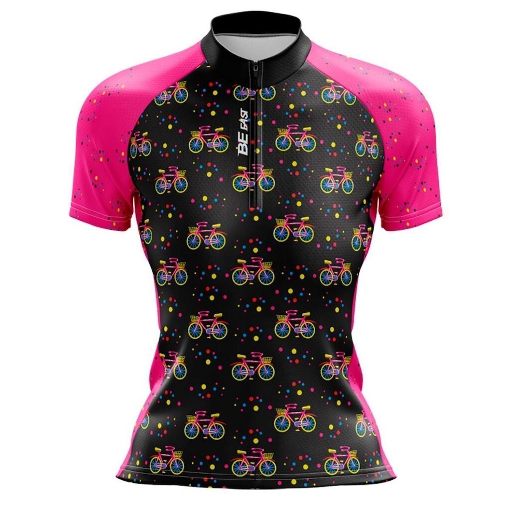 Camisa Be Fast Ciclismo Bolinhas  Feminino