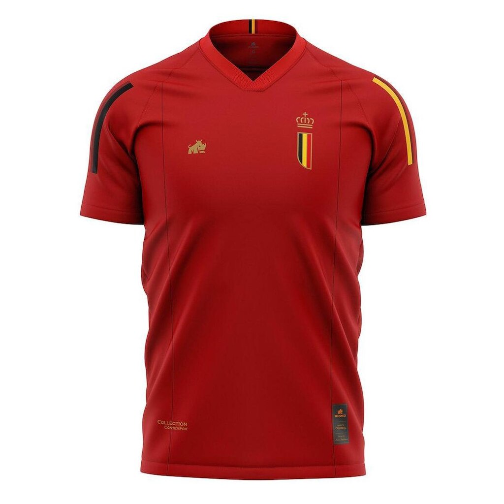 Camisa Bélgica Eurodry Vermelha Original Rinno Class