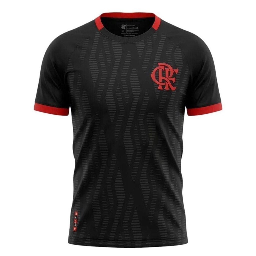 Camisa Betel Flamengo Third Masculina - Preto G