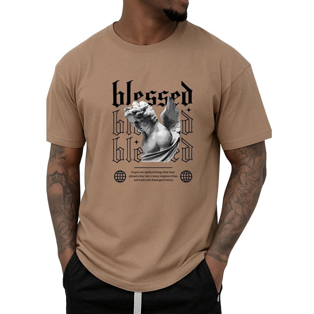 Camisa Blessed Algodão Premium Gmm Shoes Masculina