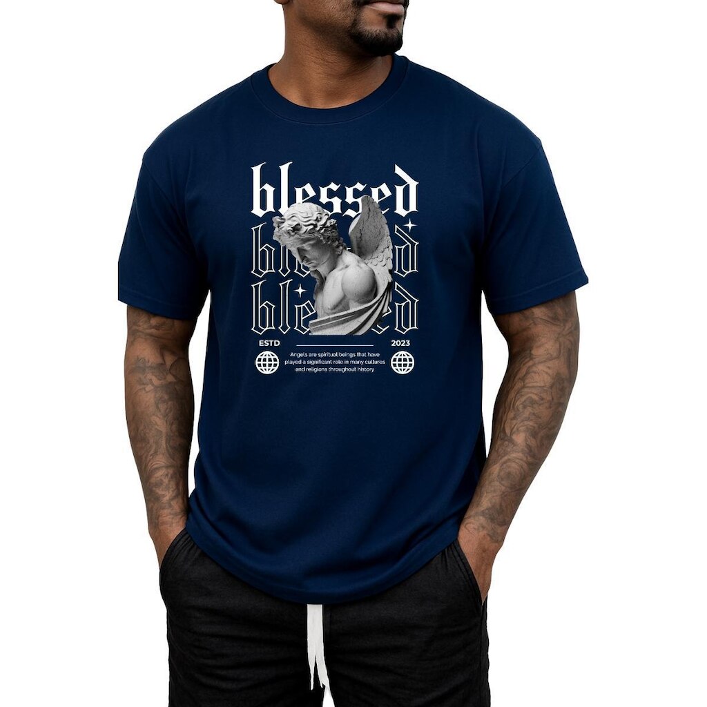 Camisa Blessed Algodão Premium Gmm Shoes Masculina