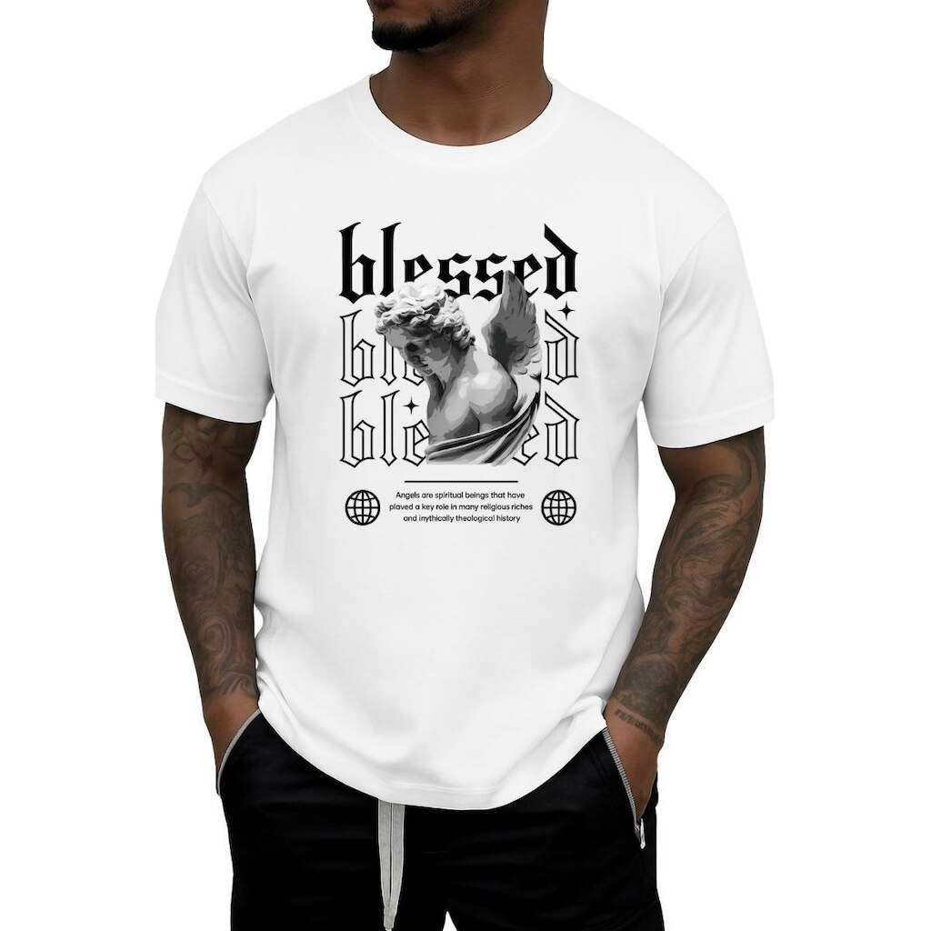 Camisa Blessed Algodão Premium Gmm Shoes Masculina