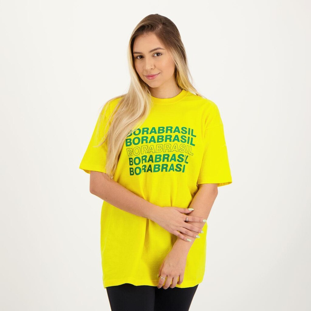 Camisa Bora Brasil Amarela