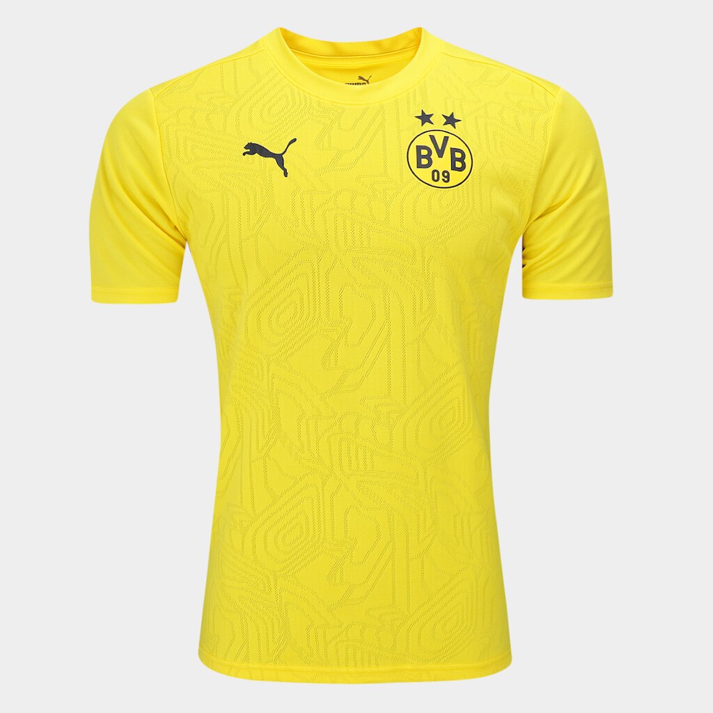 Camisa Borussia Dortmund 24/25 s/nº Treino Puma Masculina