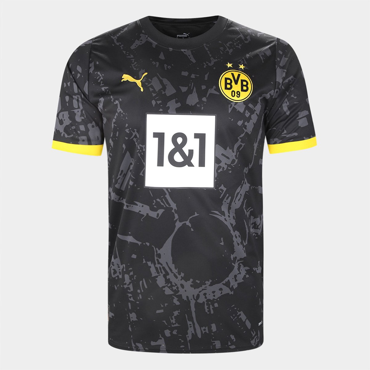Camisa Borussia Dortmund Away 23/24 s/nº Torcedor Puma Masculina Menor preço em Camisa Borussia Dortmund Away 23/24 s/nº Torcedor Puma Masculina