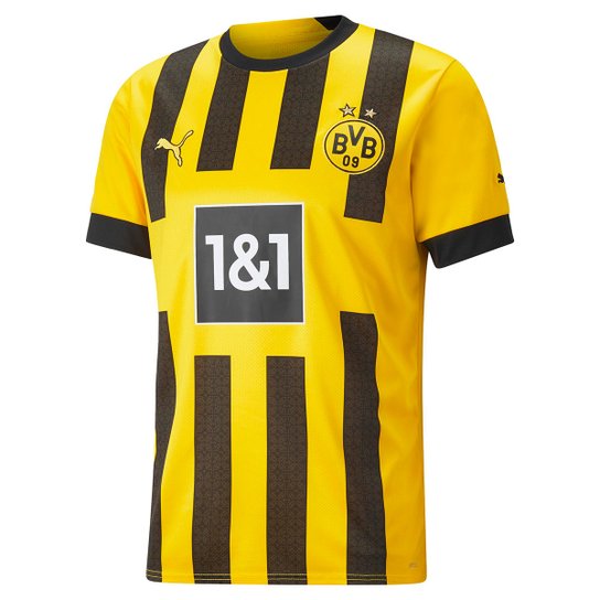 Camisa Borussia Dortmund Home 22/23 s/n° Torcedor Masculina - Amarelo é ruim? Camisa Borussia Dortmund Home 22/23 s/n° Torcedor Masculina - Amarelo é boa?