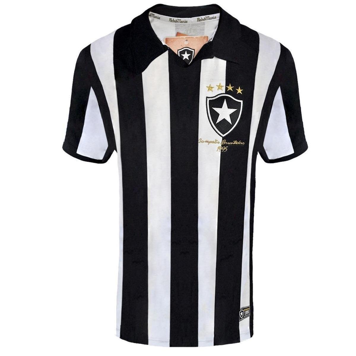 Camisa Botafogo 1995 Retrô Vintage Oficial Menor preço em Camisa Botafogo 1995 Retrô Vintage Oficial