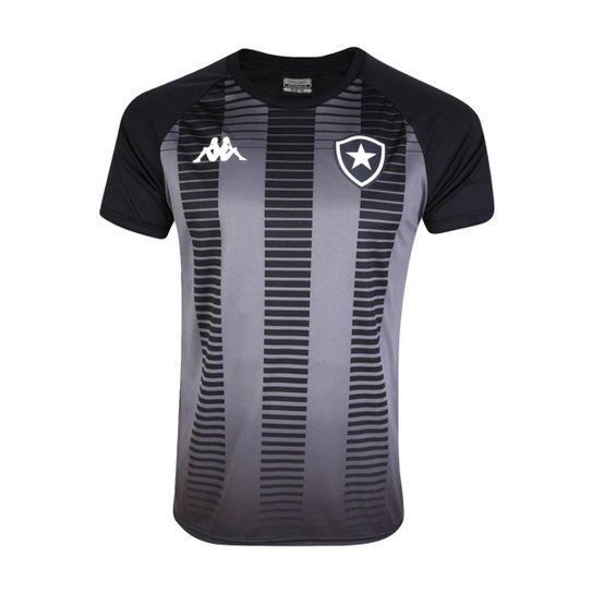 Camisa Botafogo 2021 Treino Supporter Cinza - Preto Menor preço em Camisa Botafogo 2021 Treino Supporter Cinza - Preto
