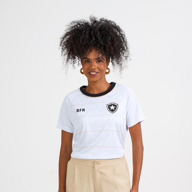 Camisa Botafogo Baby Look Bens - Feminina Tamanho:GG;Cor:;Gênero:Feminino